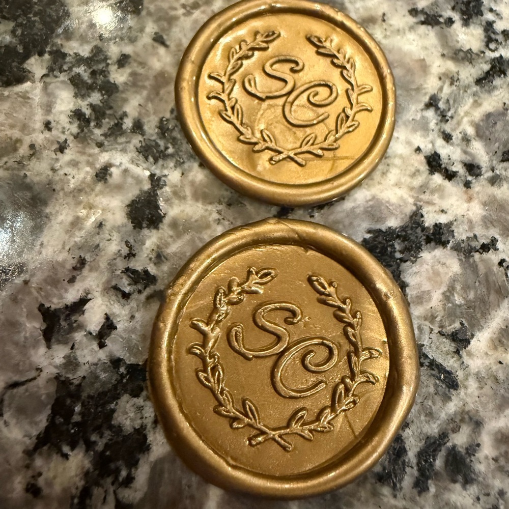 Gold Wax Seal Stickers